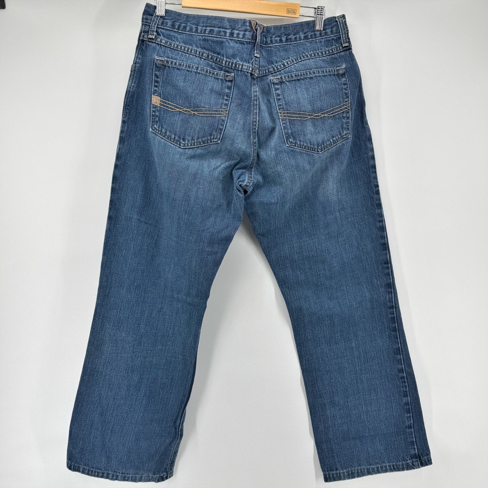 Ariat Mens Jeans Size 34x32 Blue Denim Straight Leg Casual Work Outdoor Chore - Picture 11 of 14